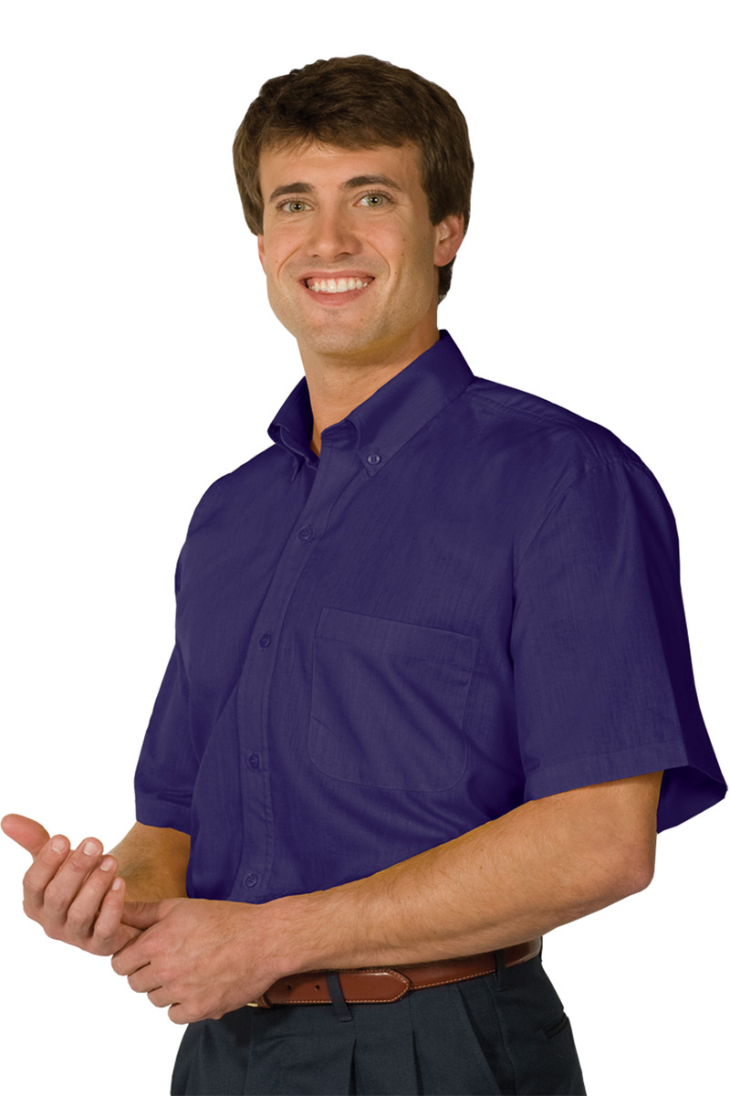 Men's Lightweight Short Sleeve Poplin Shirt