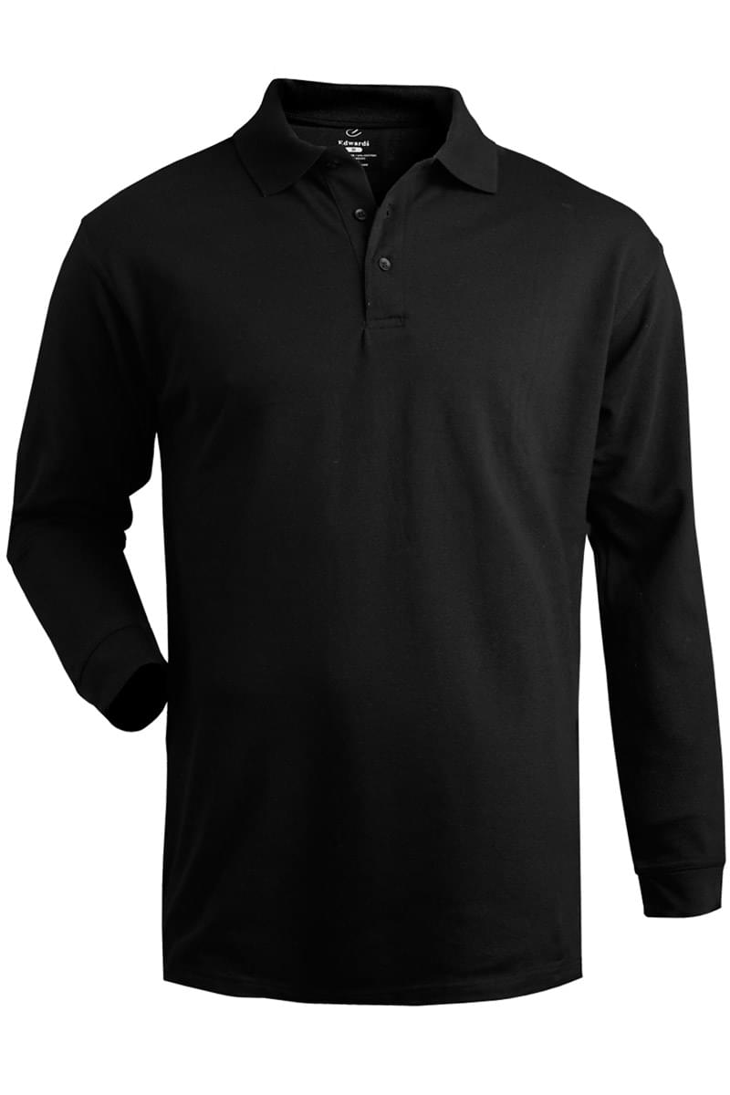 Soft Touch Long Sleeve All Cotton Pique Polo