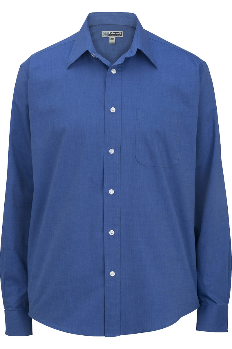 Men's Long Sleeve Pinpoint Oxford Shirt