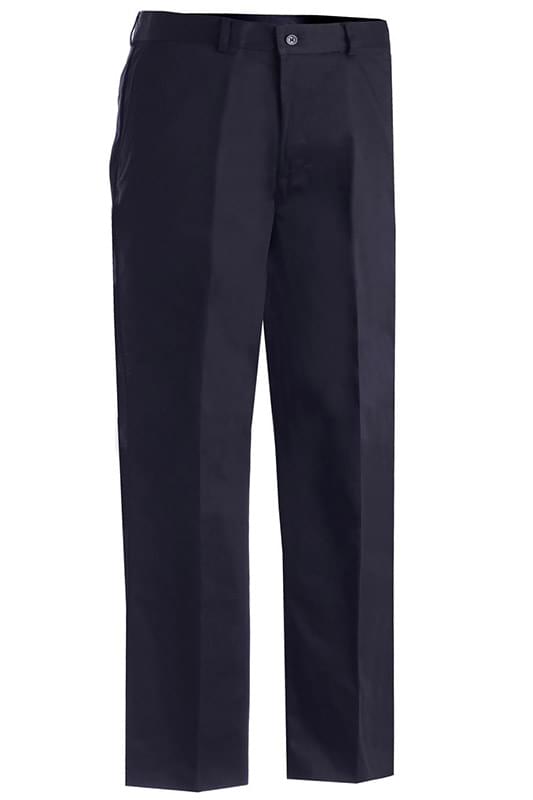 MEN'S BLENDED CHINO FLAT FRONT PANT