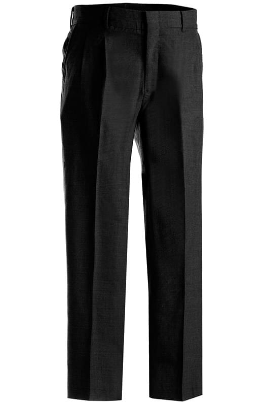 Men's Washable Wool Blend Pleated Pant