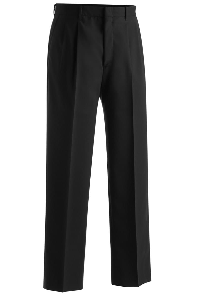 Men's Lightweight Wool Blend Pleated Pant