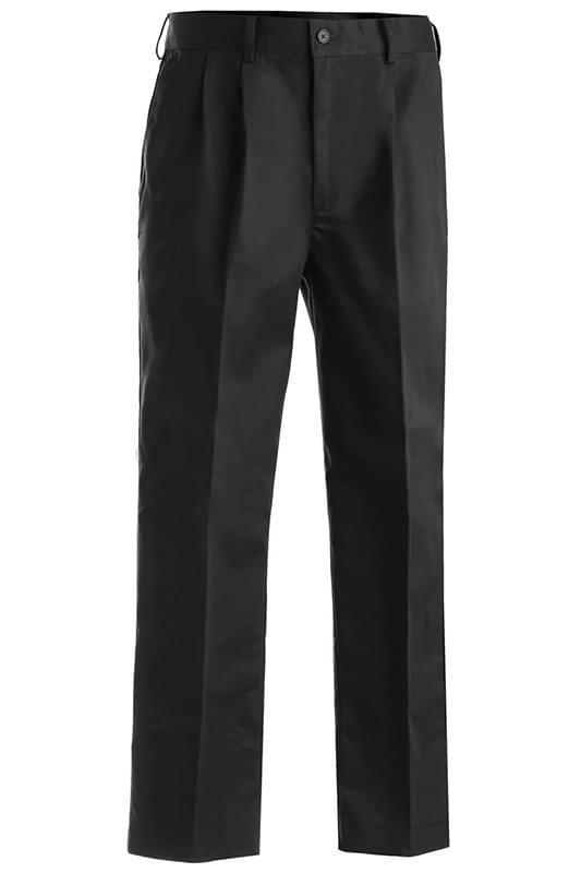 MEN'S BLENDED CHINO PLEATED PANT