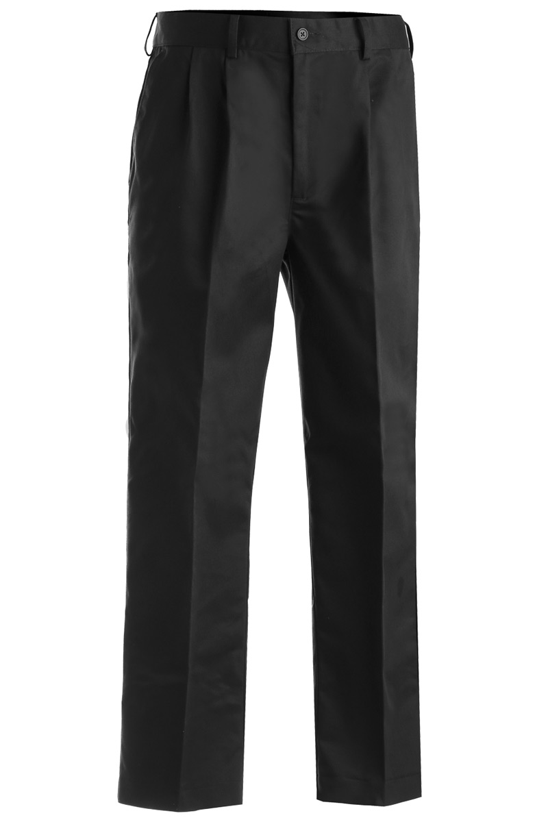 Men's Easy Fit Chino Pleated Pant
