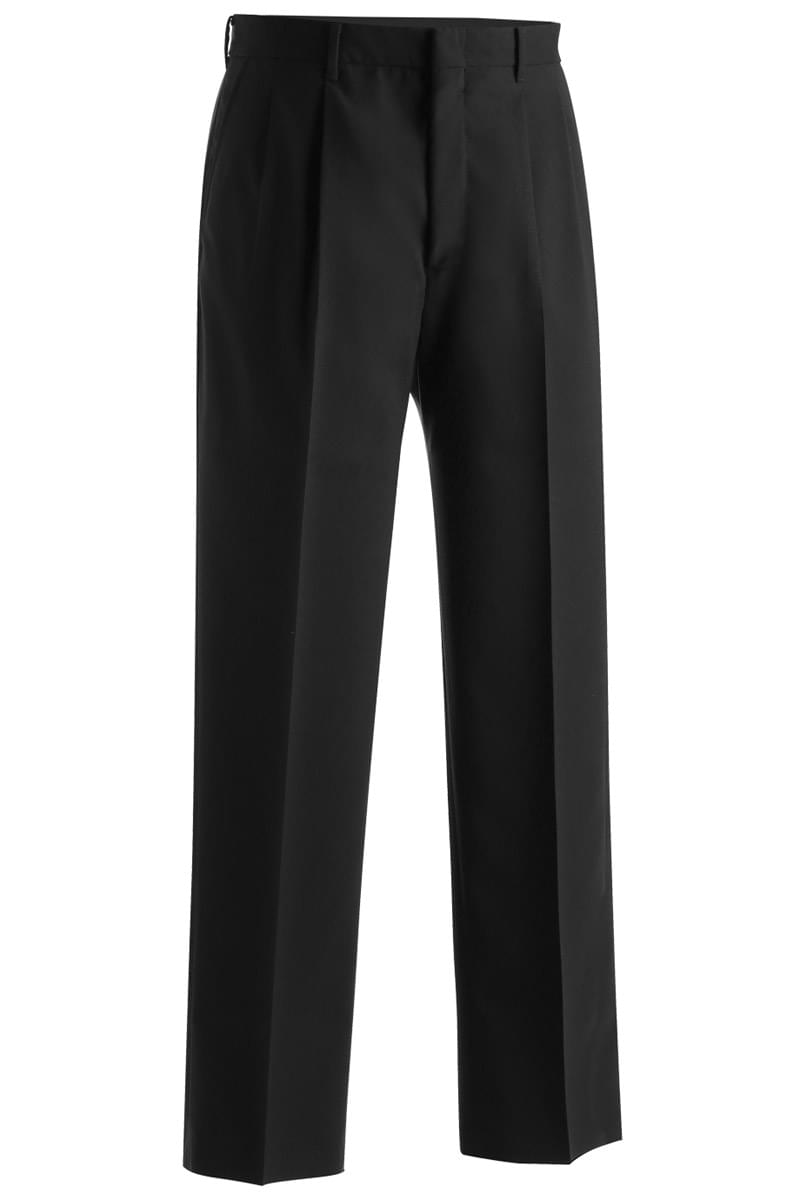 Men's Wool Blend Pleated Dress Pant