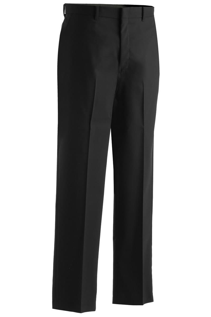 Men's Wool Blend Flat Front Dress Pant