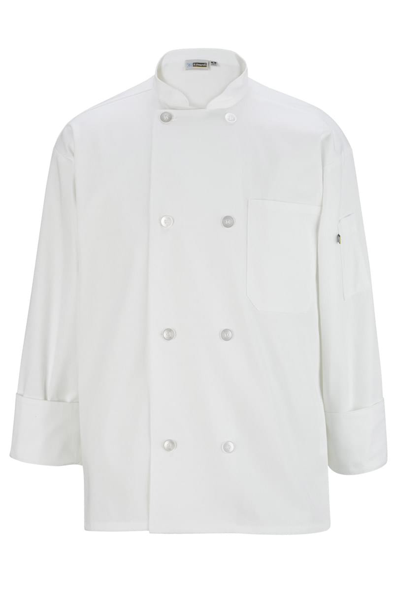 8 BUTTON LONG SLEEVE CHEF COAT