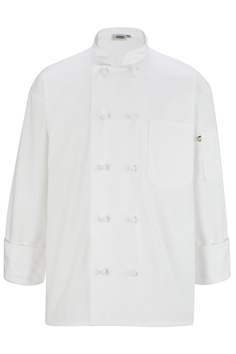 10 KNOT BUTTON LONG SLEEVE CHEF COAT