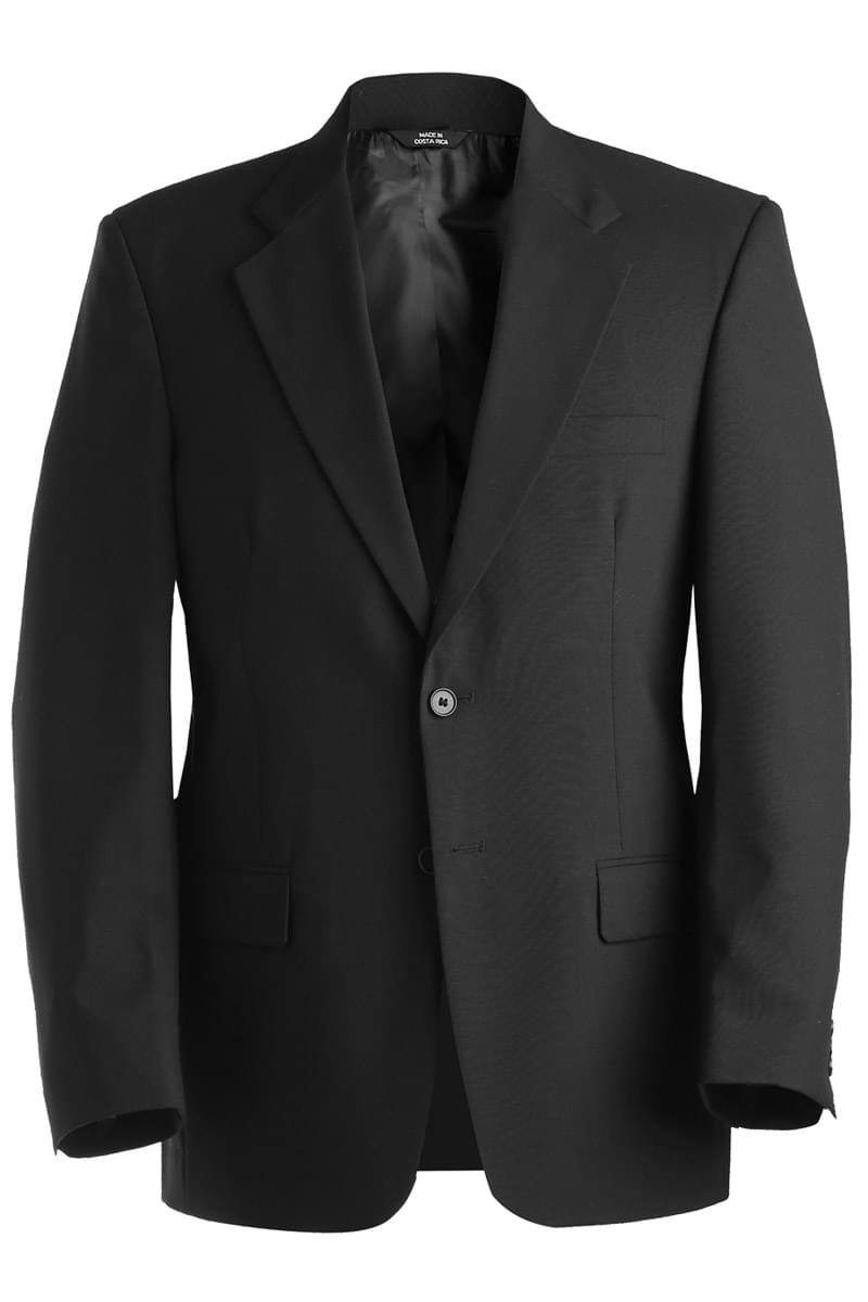 Men's Single Breasted Wool Blend Suit Coat