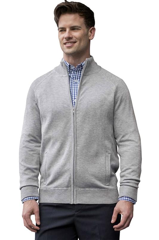 FULL-ZIP SWEATER JACKET WITH POCKETS
