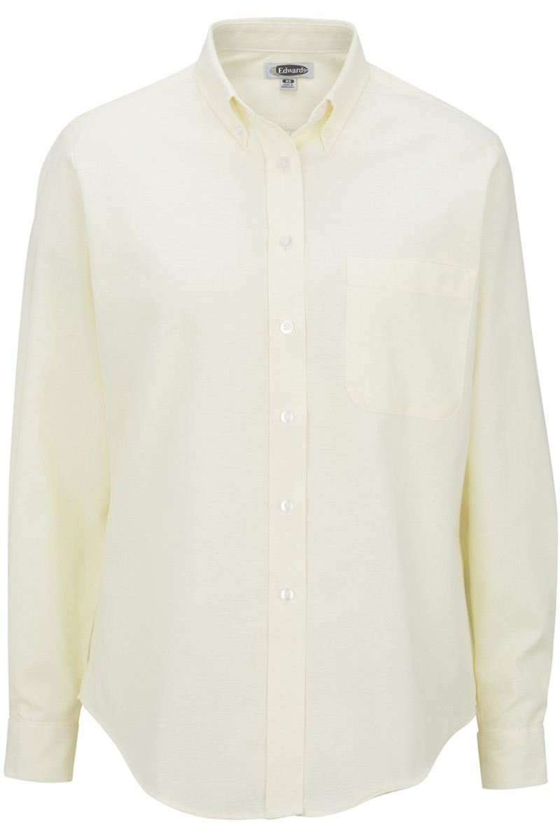 Ladies' Long Sleeve Oxford Shirt