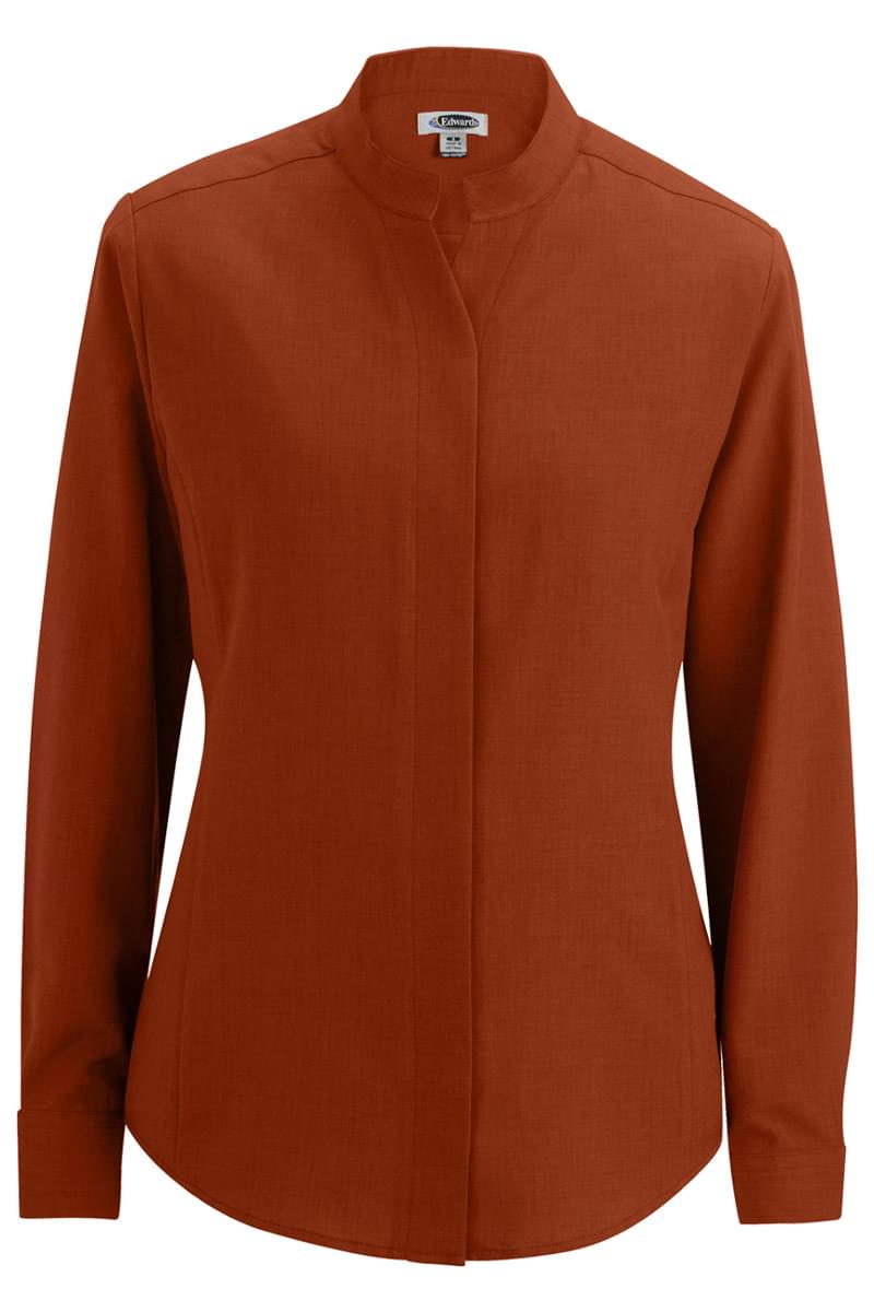 LADIES' STAND-UP COLLAR SHIRT