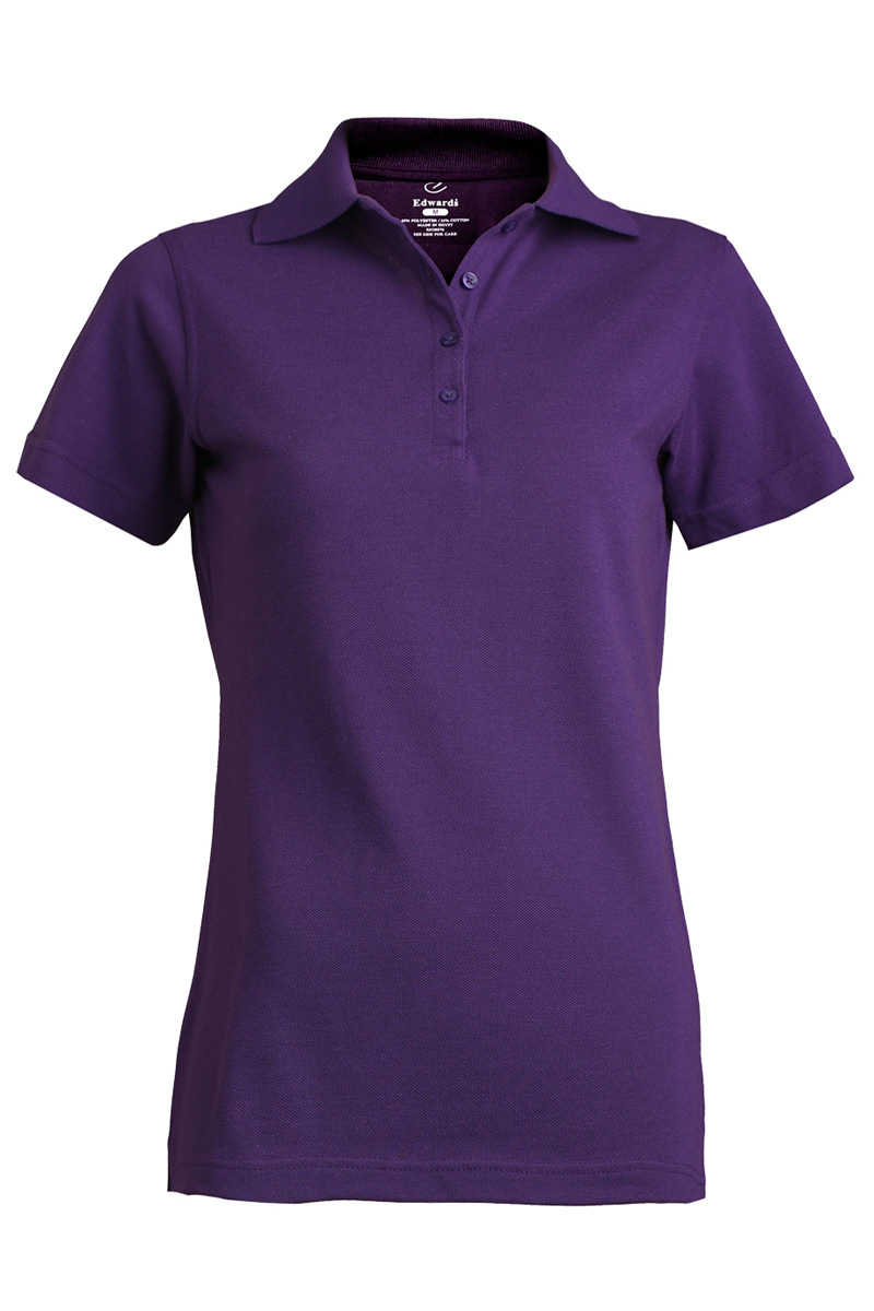 Ladies' Blended Pique Short Sleeve Polo