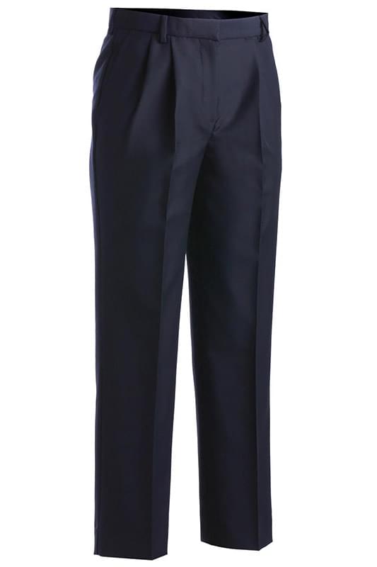 LADIES' POLYESTER PLEATED PANT