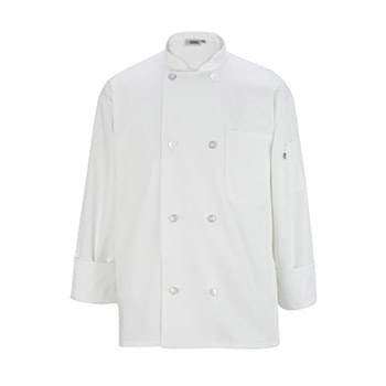 8 BUTTON LONG SLEEVE CHEF COAT