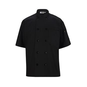 10 BUTTON SHORT SLEEVE CHEF COAT