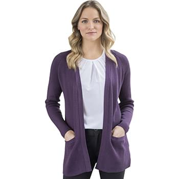 OPEN FRONT CARDIGAN WITH POCKETS