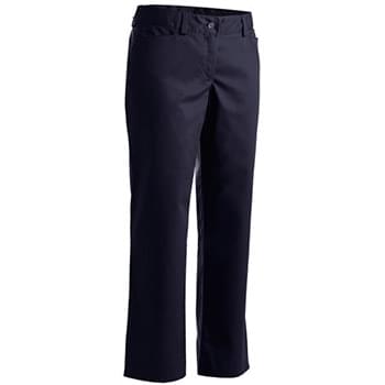 LADIES' MID-RISE FLAT FRONT RUGGED COMFORT PANT
