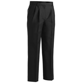 LADIES' POLYESTER PLEATED PANT